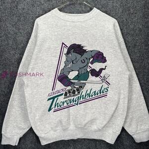 90S Kentucky Thoroughblades Ahl Hockey Sweatshirt Retro Elbertfranklin
